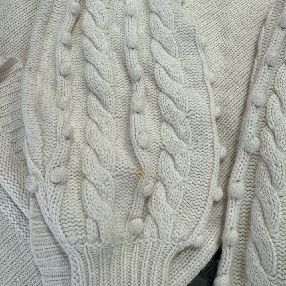 Autumn Cashmere Women Popcorn Sleeve Sweater Size XS - Picture 3 of 6